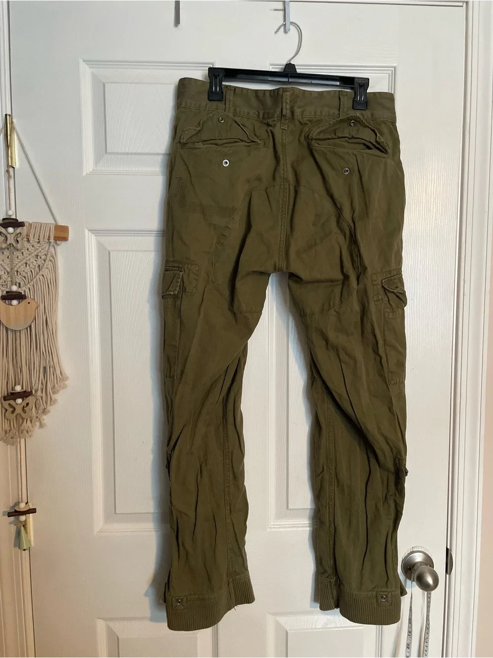 Vintage Polo by Ralph Lauren Men's 34/30 Olive Cargo Pants - Utility Style